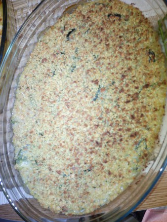 Bacalhau com courgette